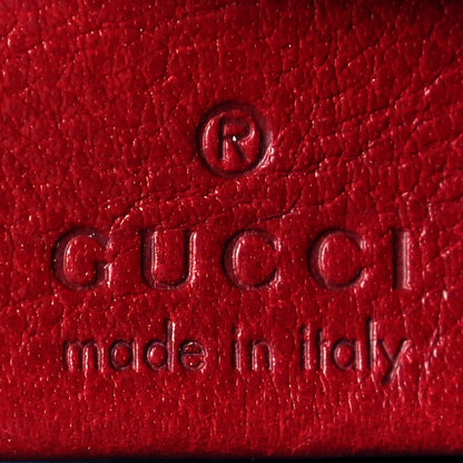 Gucci Suede Calfskin Large Rajah Chain Tote New Blue Romantic Cherry 6 of 11