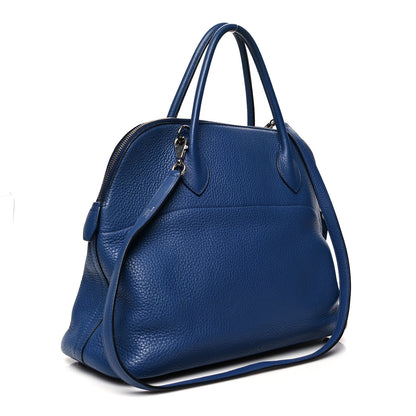 Hermes Taurillon Clemence Bolide 35 Bleu Brighton 2 of 16