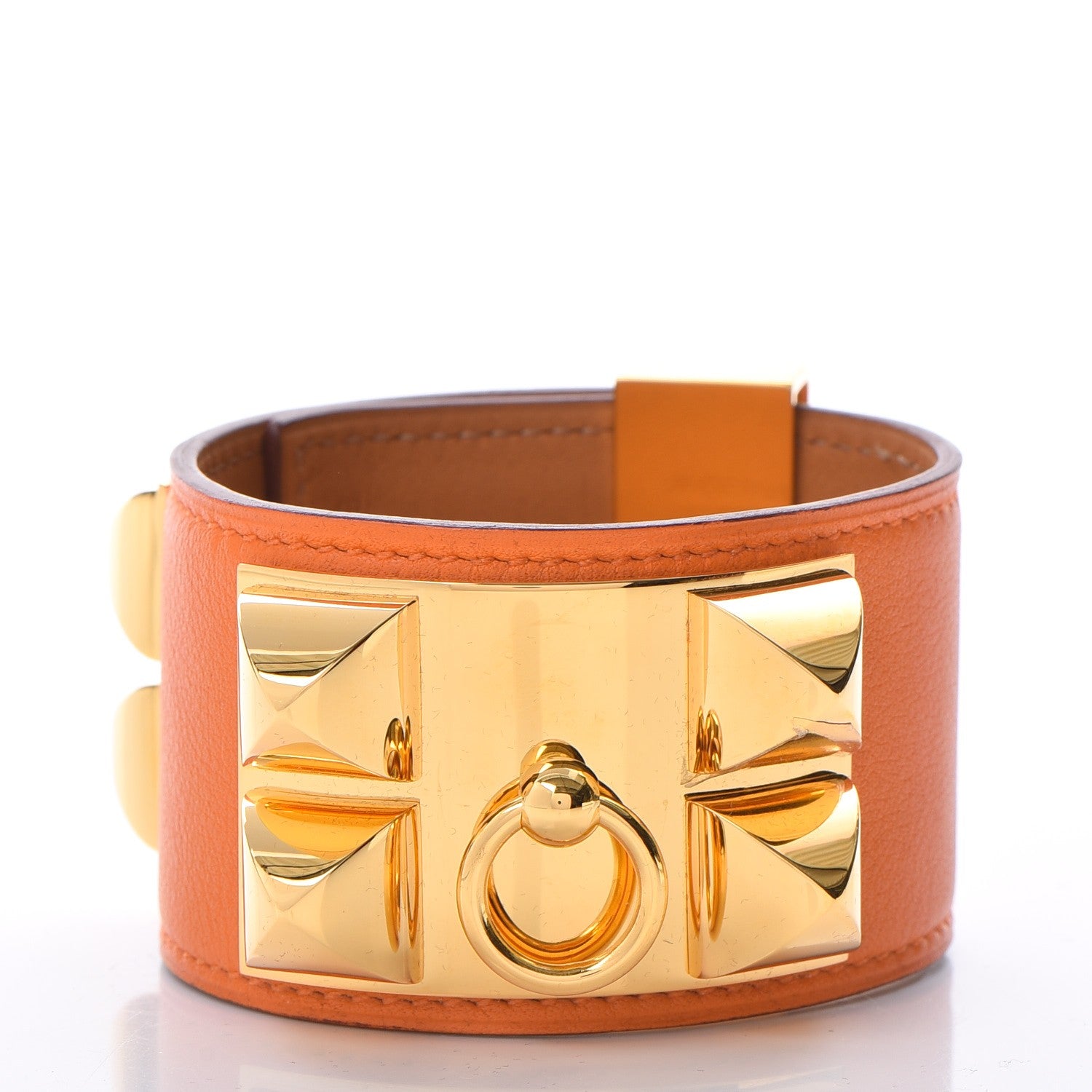 Hermes Swift Collier de Chien CDC Bracelet S Orange 3 of 8