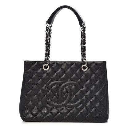 Chanel Caviar Quilted Grand Shopping Tote GST Black 1 of 10