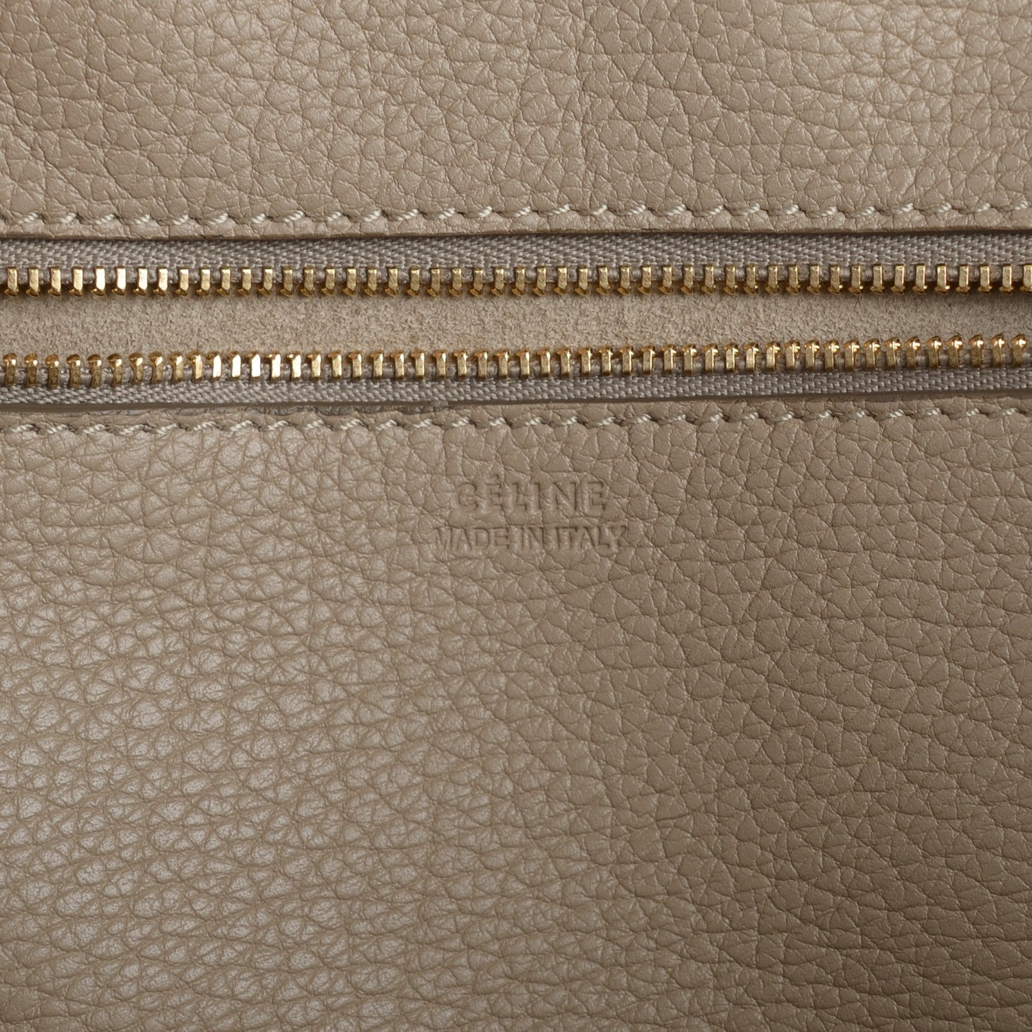 Celine Crisped Calfskin Medium Tie Knot Tote Light Taupe 14 of 17