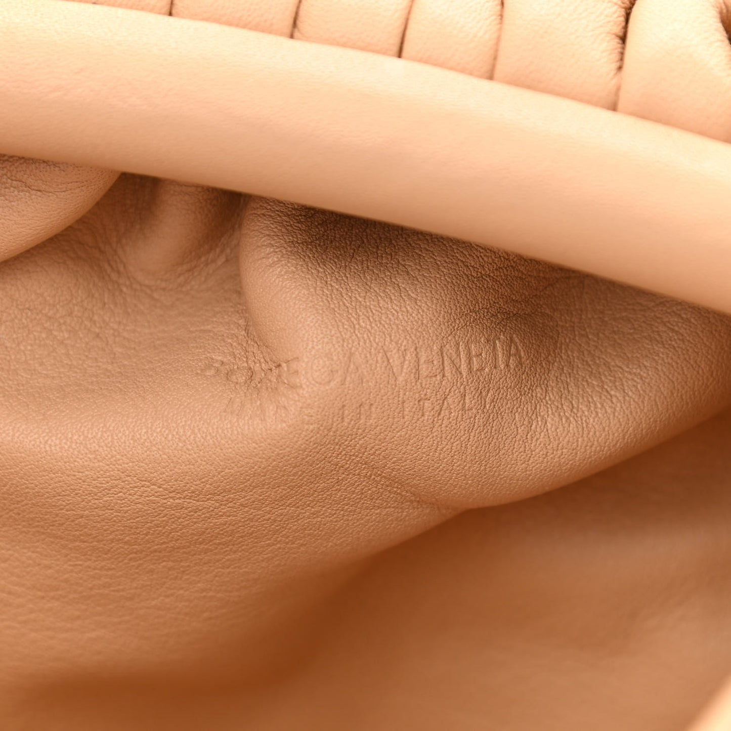 Butter Calfskin The Mini Pouch Almond