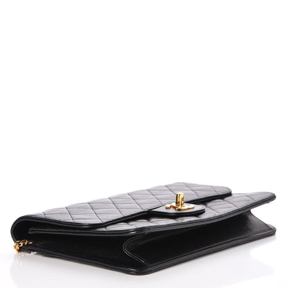 Chanel Lambskin Quilted Medium Single Flap Black 4 of 9