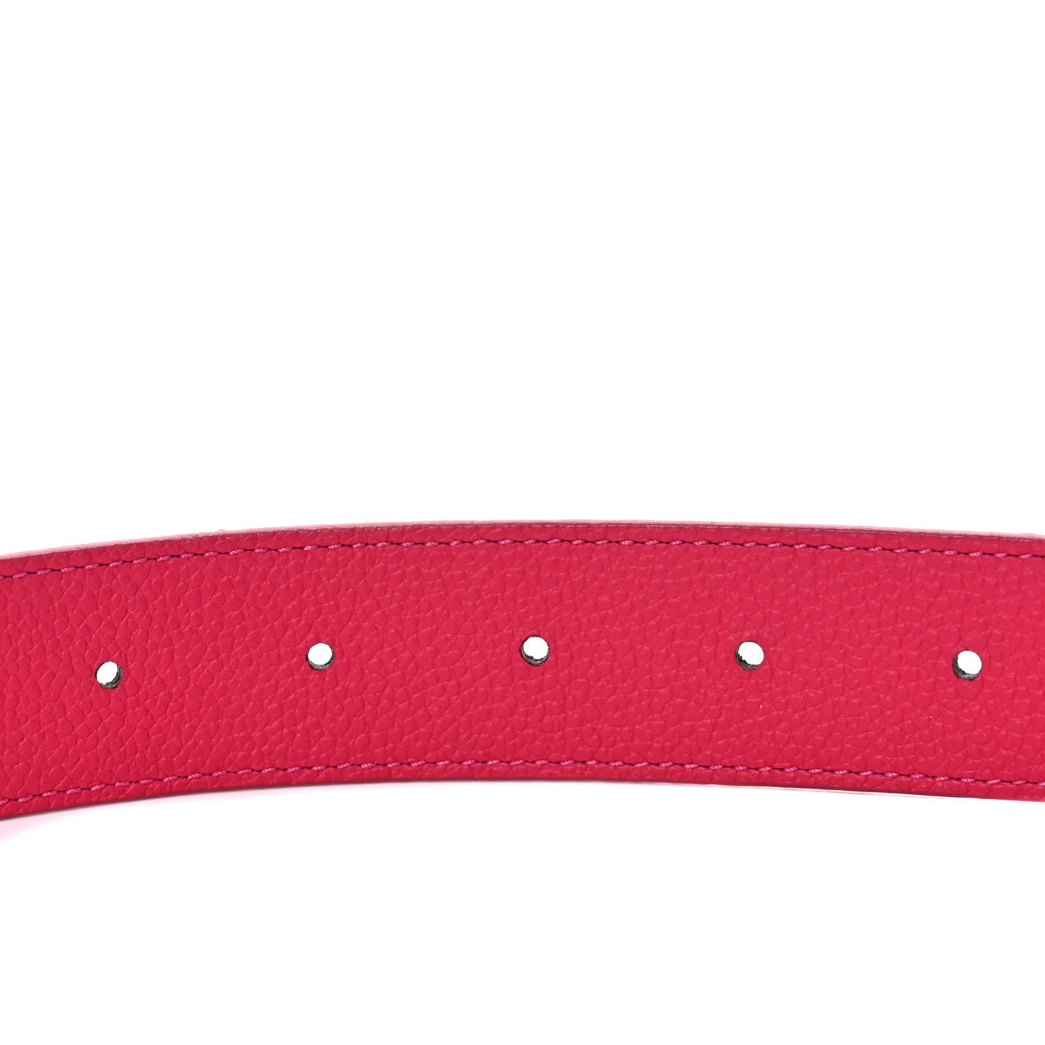 Louis Vuitton Monogram Calfskin 30mm LV Initiales Reversible Belt 80 32 Fuchsia 5 of 5