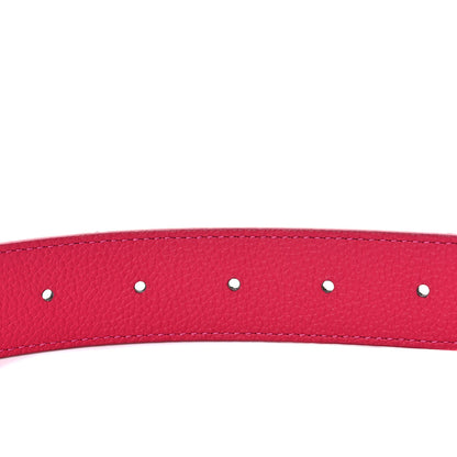 Louis Vuitton Monogram Calfskin 30mm LV Initiales Reversible Belt 80 32 Fuchsia 5 of 5