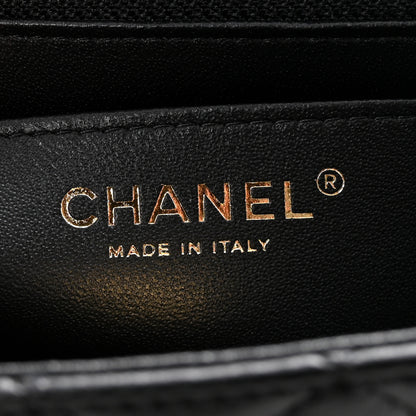 Chanel Lambskin Quilted Mini Rectangular Flap Black Black 6 of 11