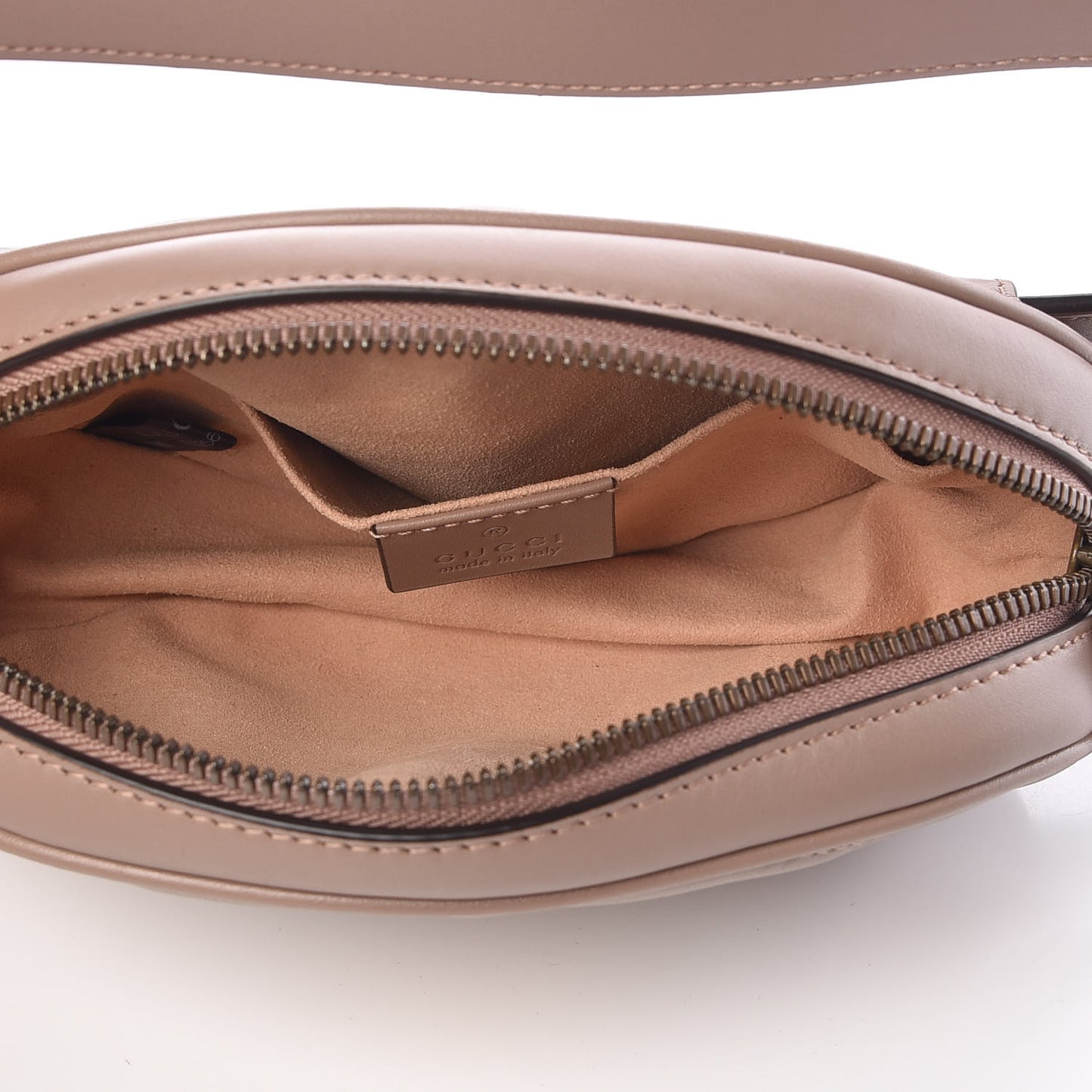 Calfskin Matelasse GG Marmont Belt Bag 85 34 Porcelain Rose