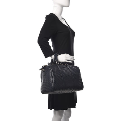 Gucci Microguccissima Medium Boston Navy 3 of 10