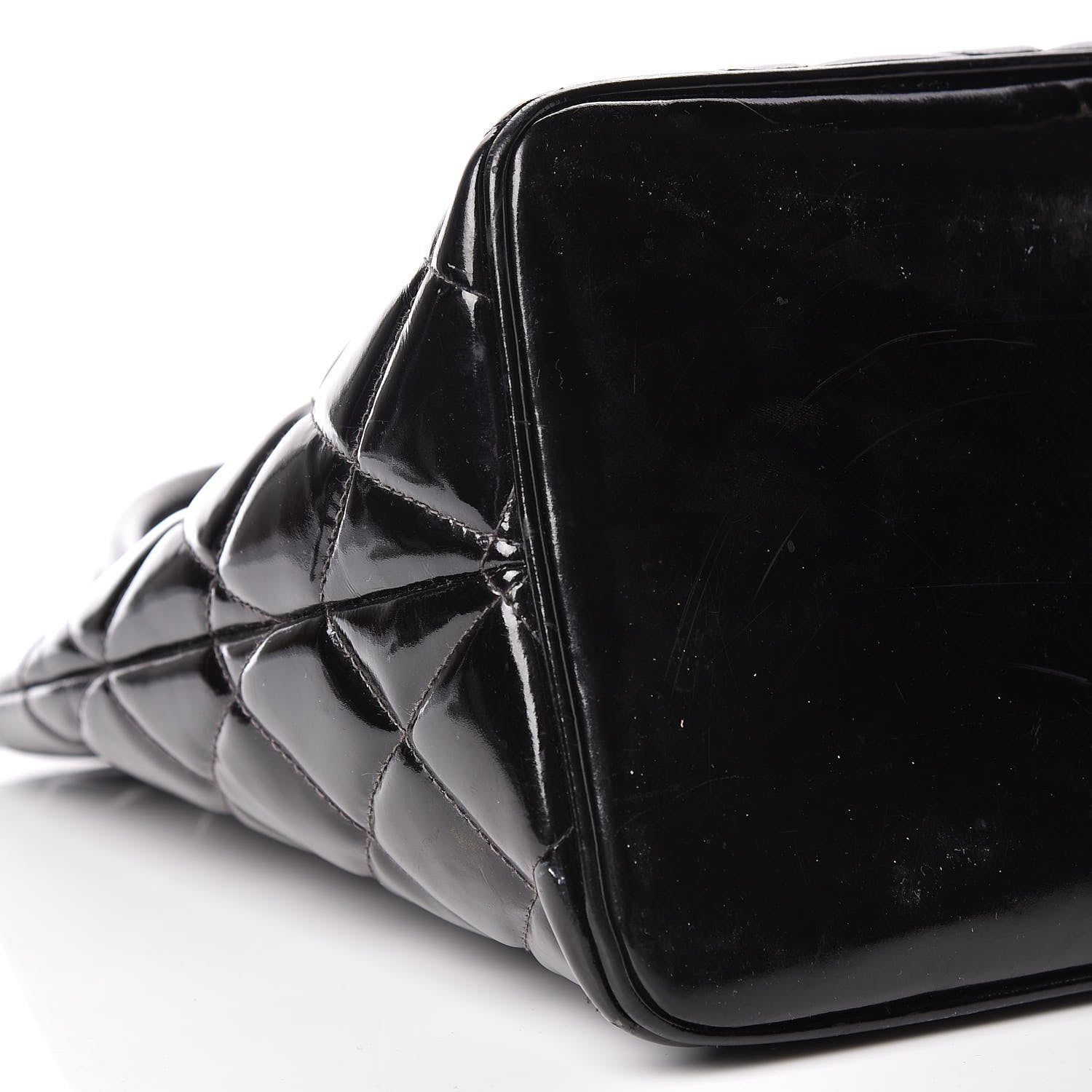 Chanel Patent Medallion Tote Black 8 of 21
