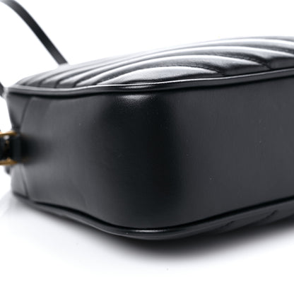 Saint Laurent Calfskin Matelasse Monogram Lou Camera Bag Black 8 of 9