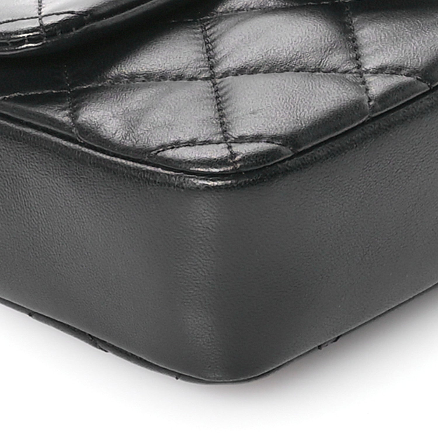 Chanel Lambskin Quilted Mini Heart Charms Flap Black 9 of 10