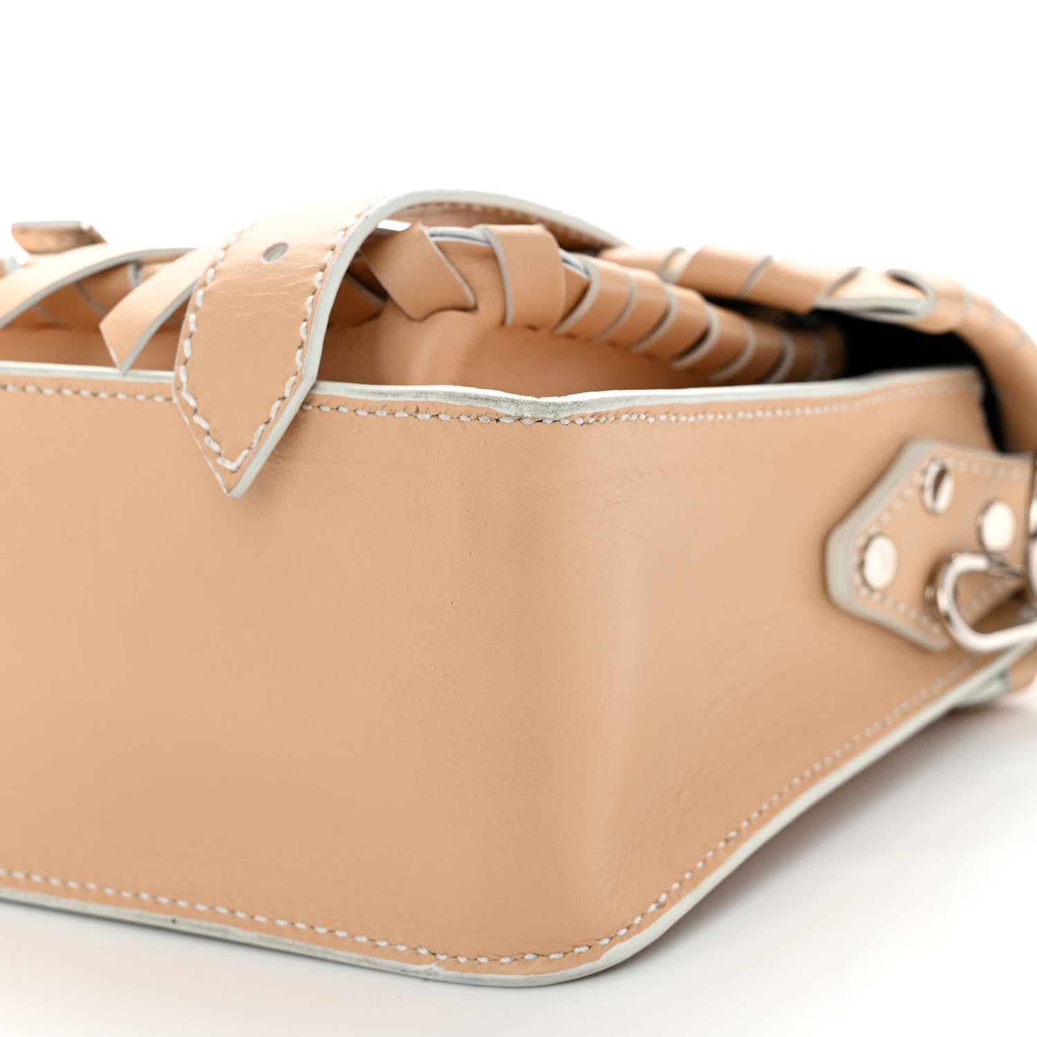 Proenza Schouler Calfskin Tiny Whipstitch PS1 Satchel Warm Sand 9 of 12