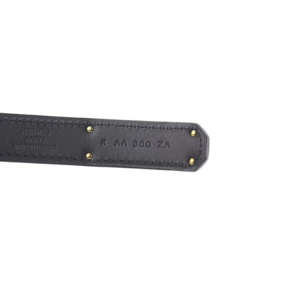 Hermes Epsom Kelly Belt Black 4 of 5
