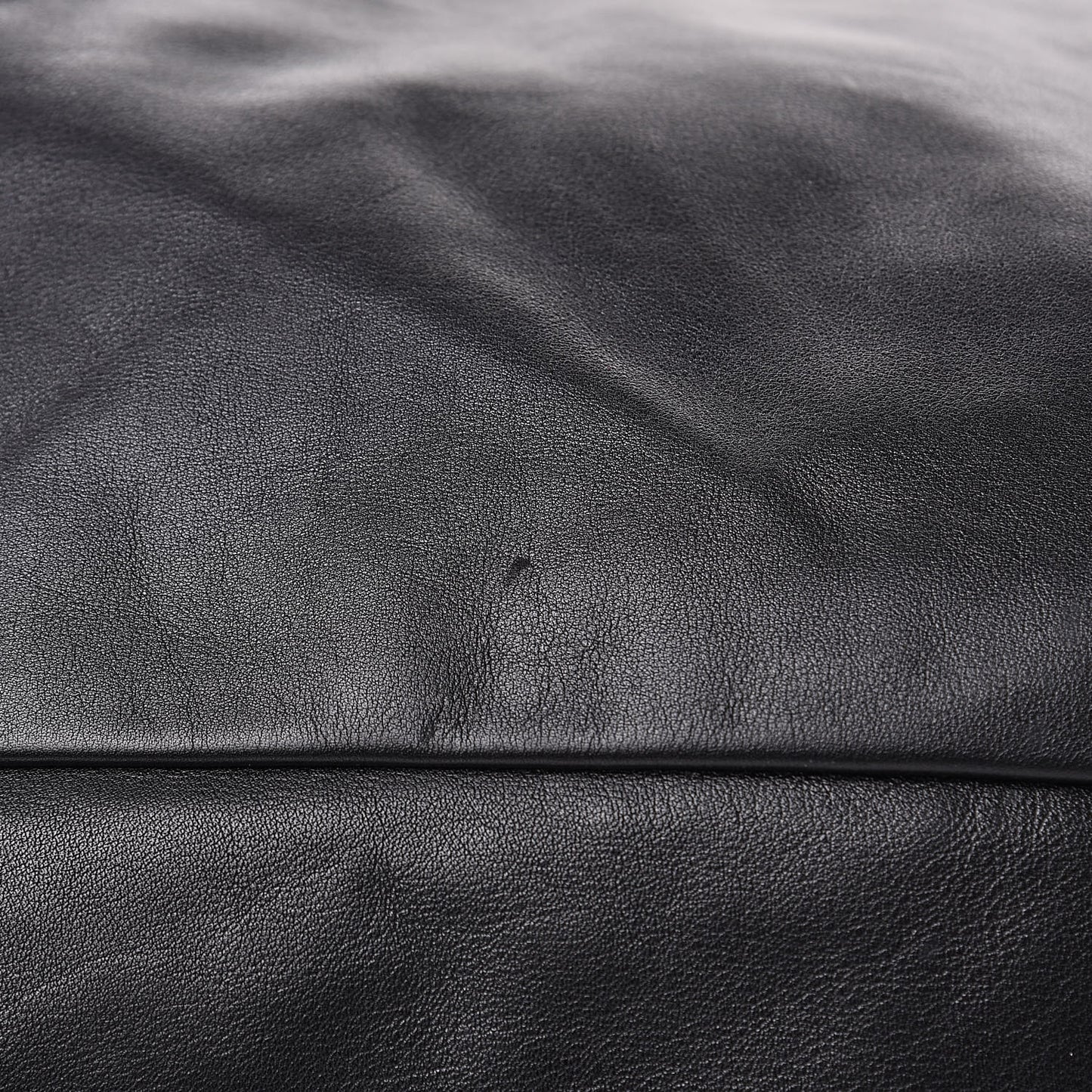 Smooth Butter Calfskin The Shoulder Pouch Black