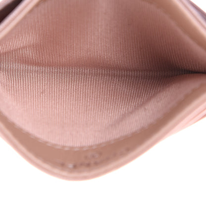Chanel Goatskin Camellia Embossed Card Holder Wallet Light Pink 4 of 8