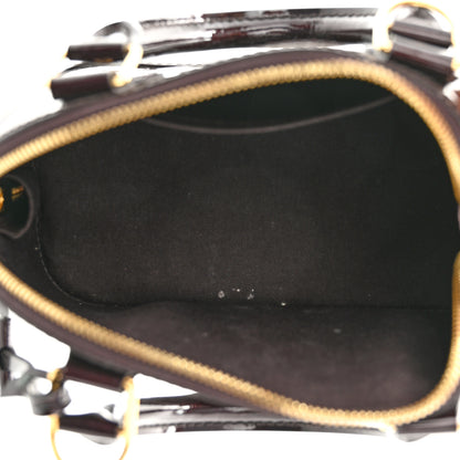 Louis Vuitton Vernis Alma BB Amarante 5 of 11