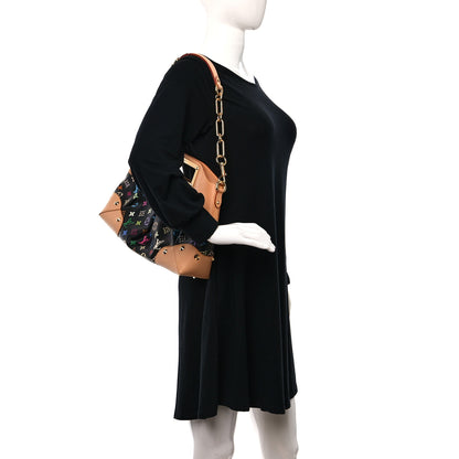 Louis Vuitton Monogram Multicolor Judy GM Black 2 of 8