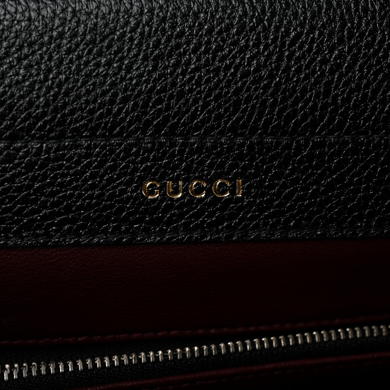 Gucci Grainy Calfskin Small Zumi Top Handle Bag Black 5 of 9