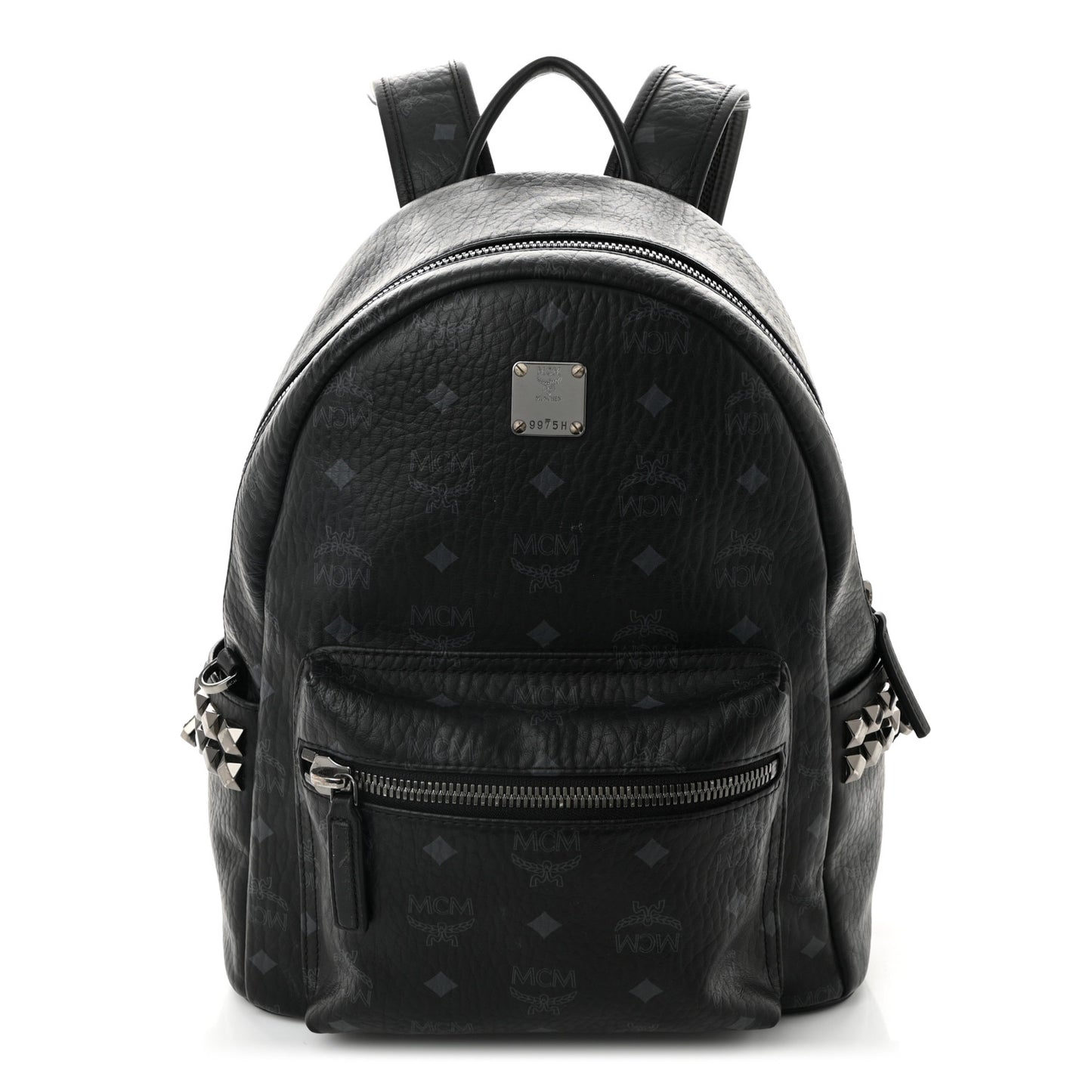 Visetos Small Side Stud Stark Backpack Black