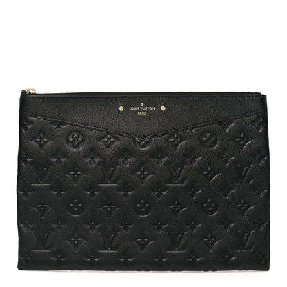 Louis Vuitton Empreinte Daily Pouch Black 1 of 7