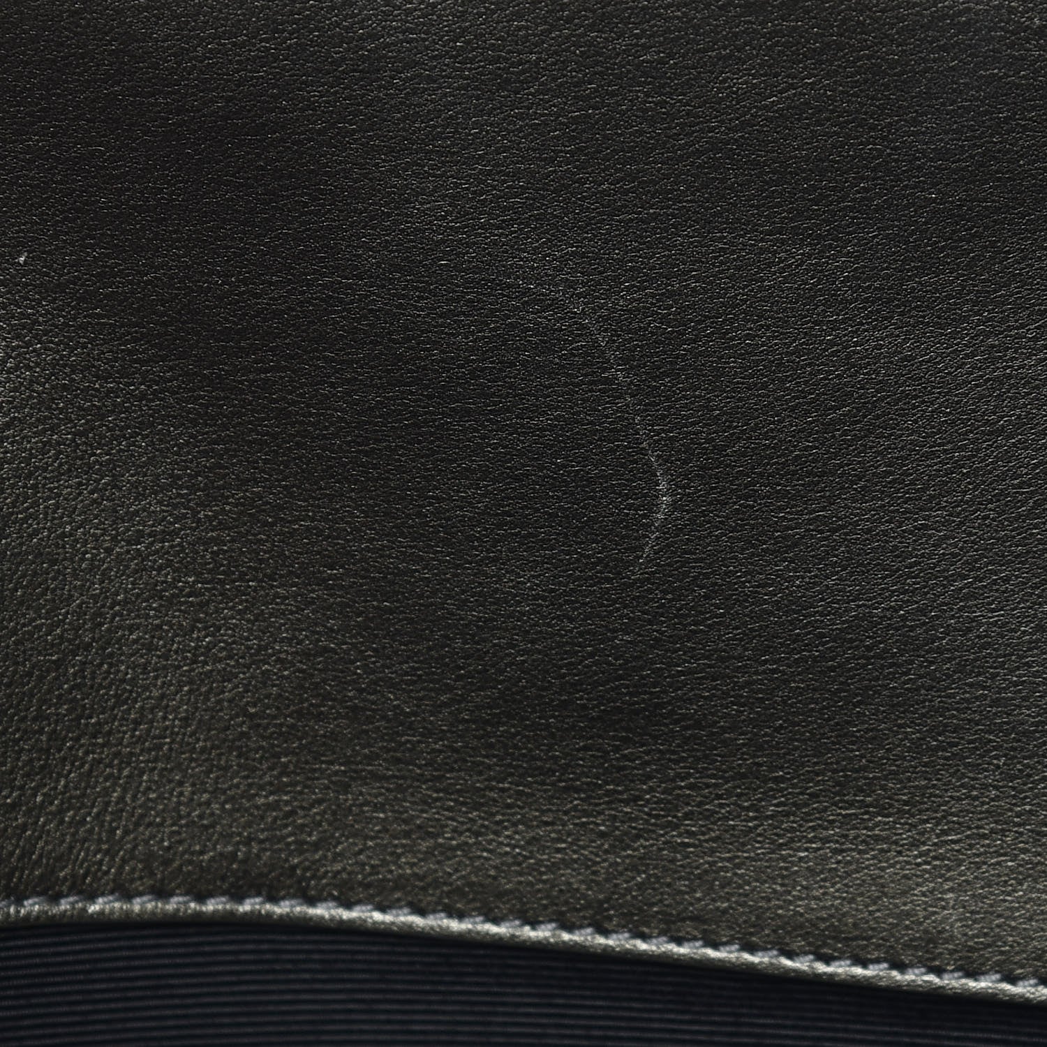 Saint Laurent Ribbed Calfskin Medium Monogram Kate Satchel Anthracite 11 of 11