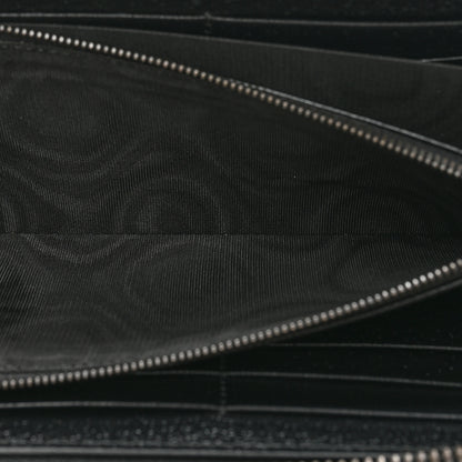 Gucci Wonka Grain Calfskin Diana Continental Wallet Black 6 of 13