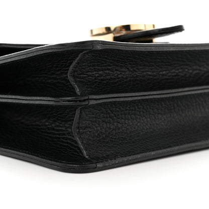 Gucci Dollar Calfskin Small Interlocking G Shoulder Bag Black 8 of 11