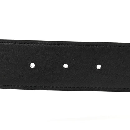 Hermes Swift Togo 32mm H Belt 95 Black Chocolate 3 of 5