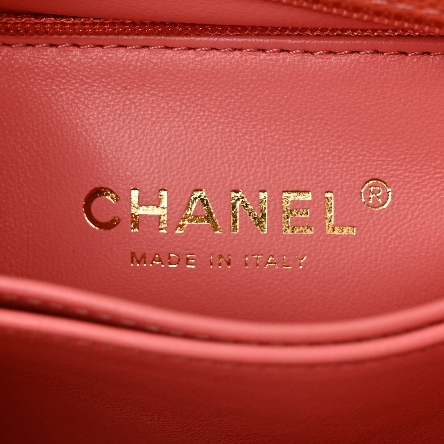 Chanel Caviar Quilted Mini Coco Handle Flap Coral 6 of 10