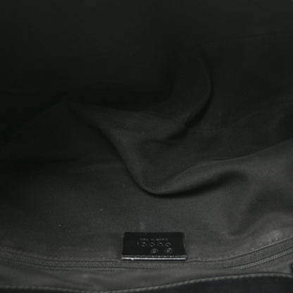 Gucci Monogram Half Moon Bamboo Ring Hobo Black 5 of 10