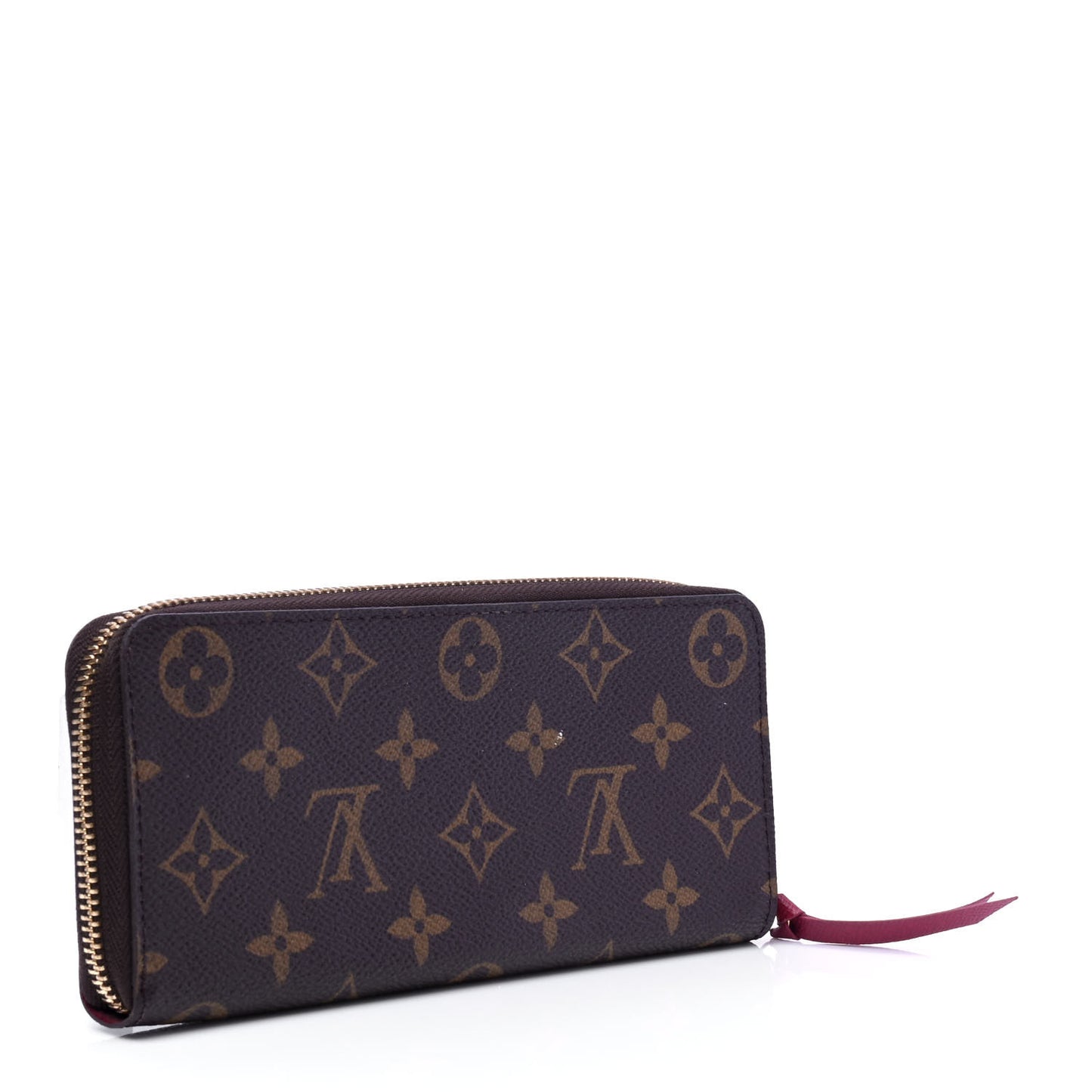 Monogram Clemence Wallet Fuchsia