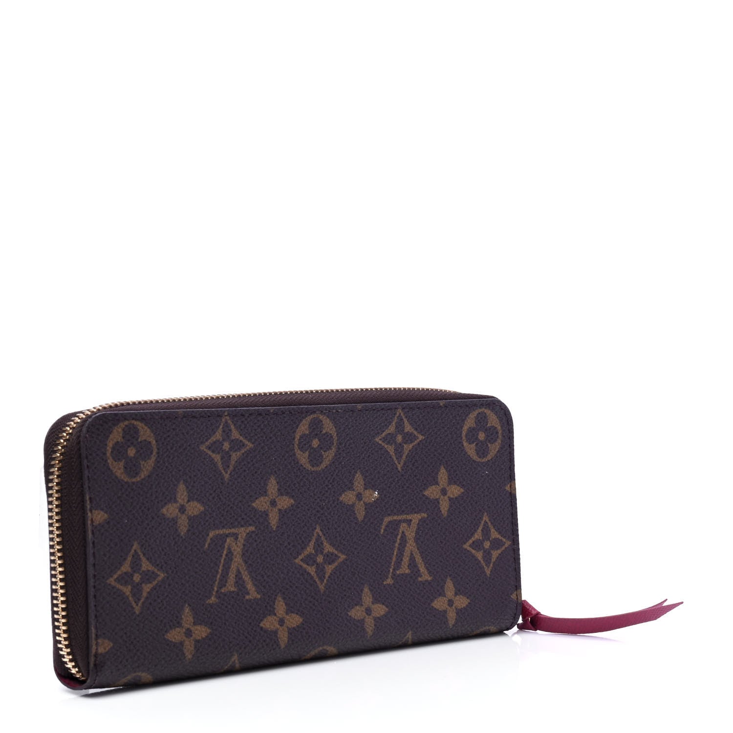 Louis Vuitton Monogram Clemence Wallet Fuchsia 2 of 4