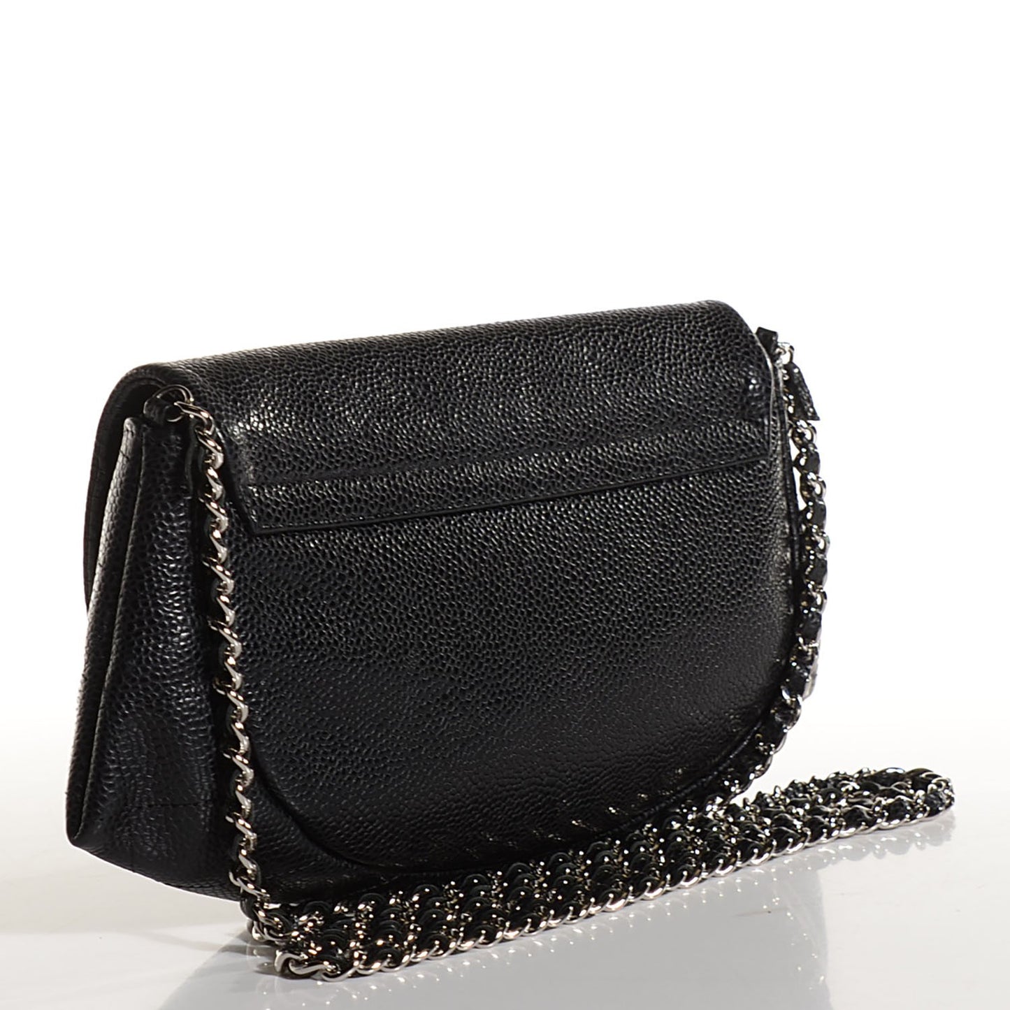 Caviar Half Moon Wallet On Chain WOC Black
