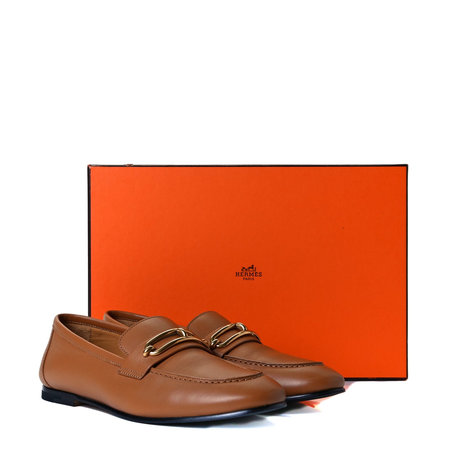Calfskin Colette Loafer 38.5 Beige Dore