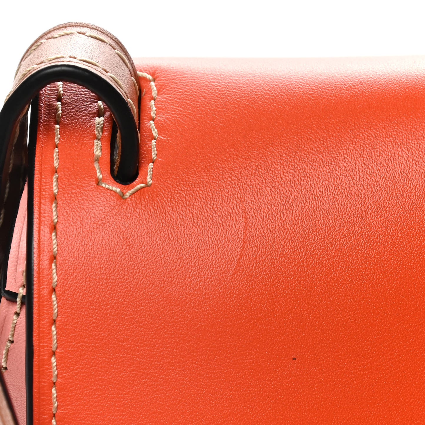 Calfskin Small Gate Crossbody Bag Orange Blossom