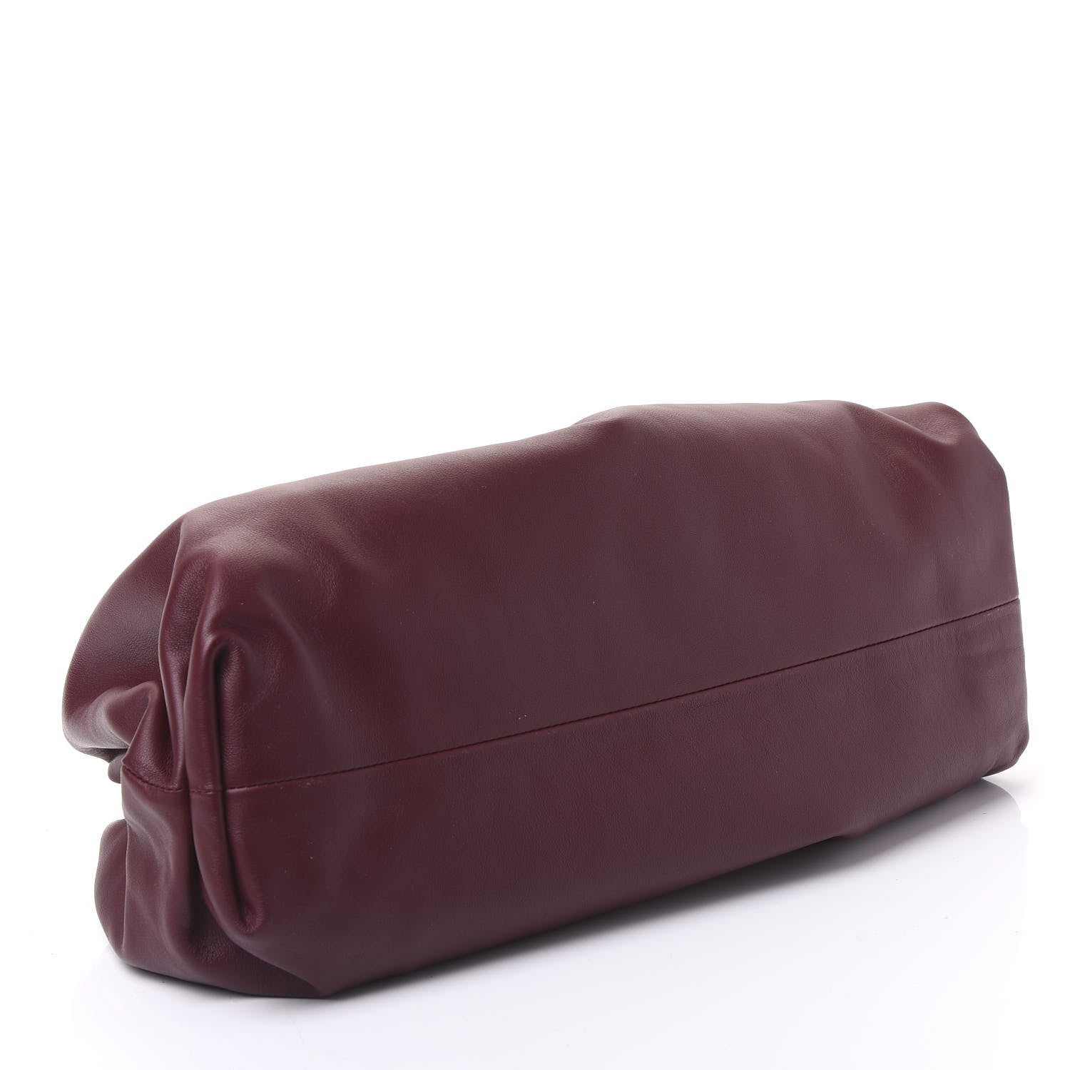 Bottega Veneta Smooth Butter Calf The Pouch Oversized Clutch Bordeaux 3 of 8