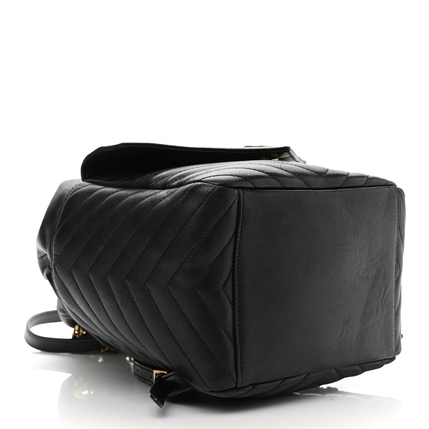 Lambskin Matelasse Monogram Joe Backpack Black