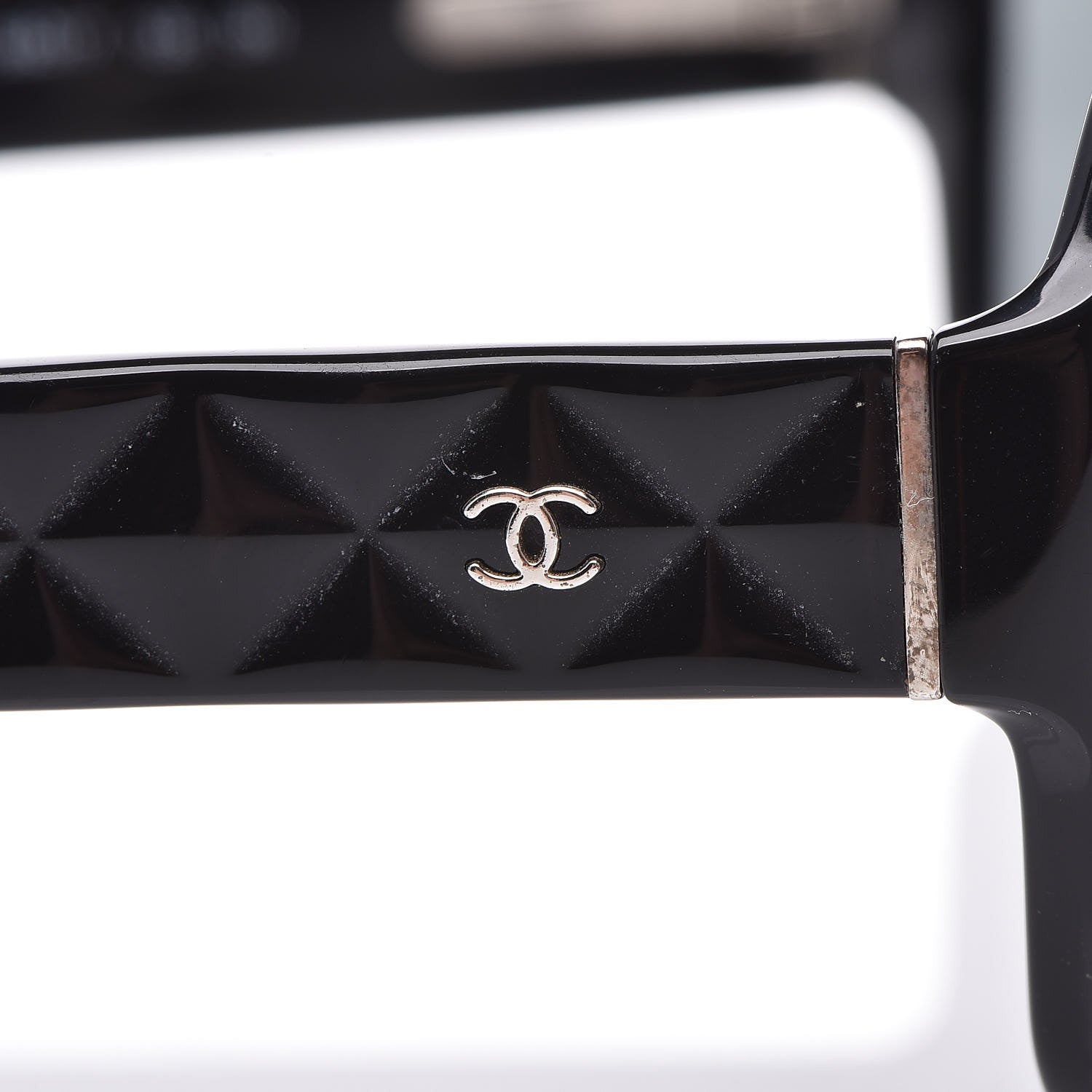 Chanel Quilted CC Sunglasses 5124 Black 5 of 10