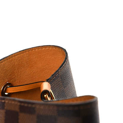 Louis Vuitton Damier Ebene Neonoe MM Safran 9 of 10