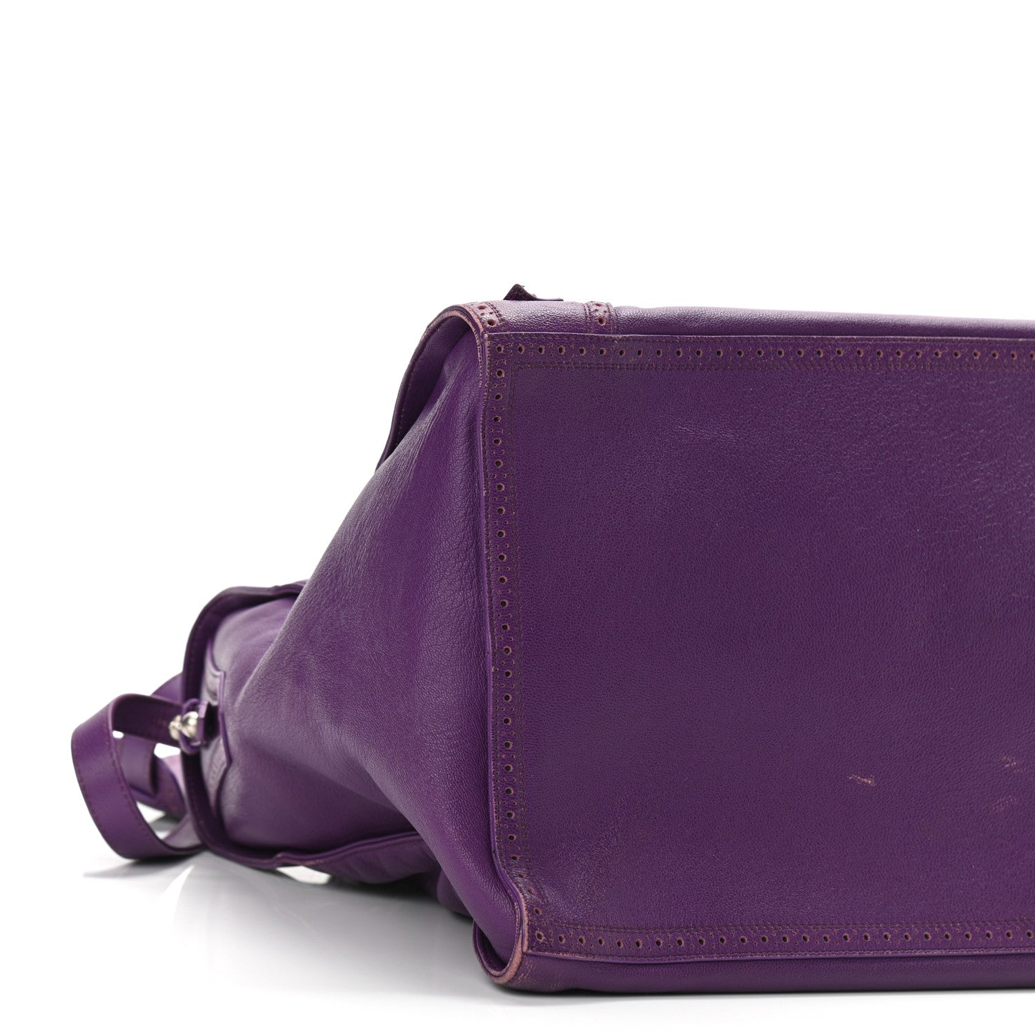 Balenciaga Agneau Classic Silver Hardware Riva Velo Purple 9 of 14