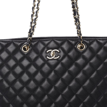 Chanel Caviar Quilted Large Shopping Tote Black 10 of 10
