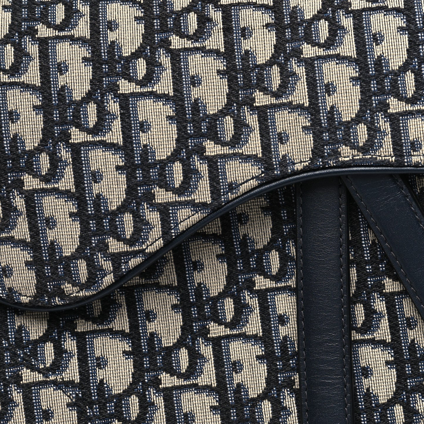 Oblique Saddle Bag Blue