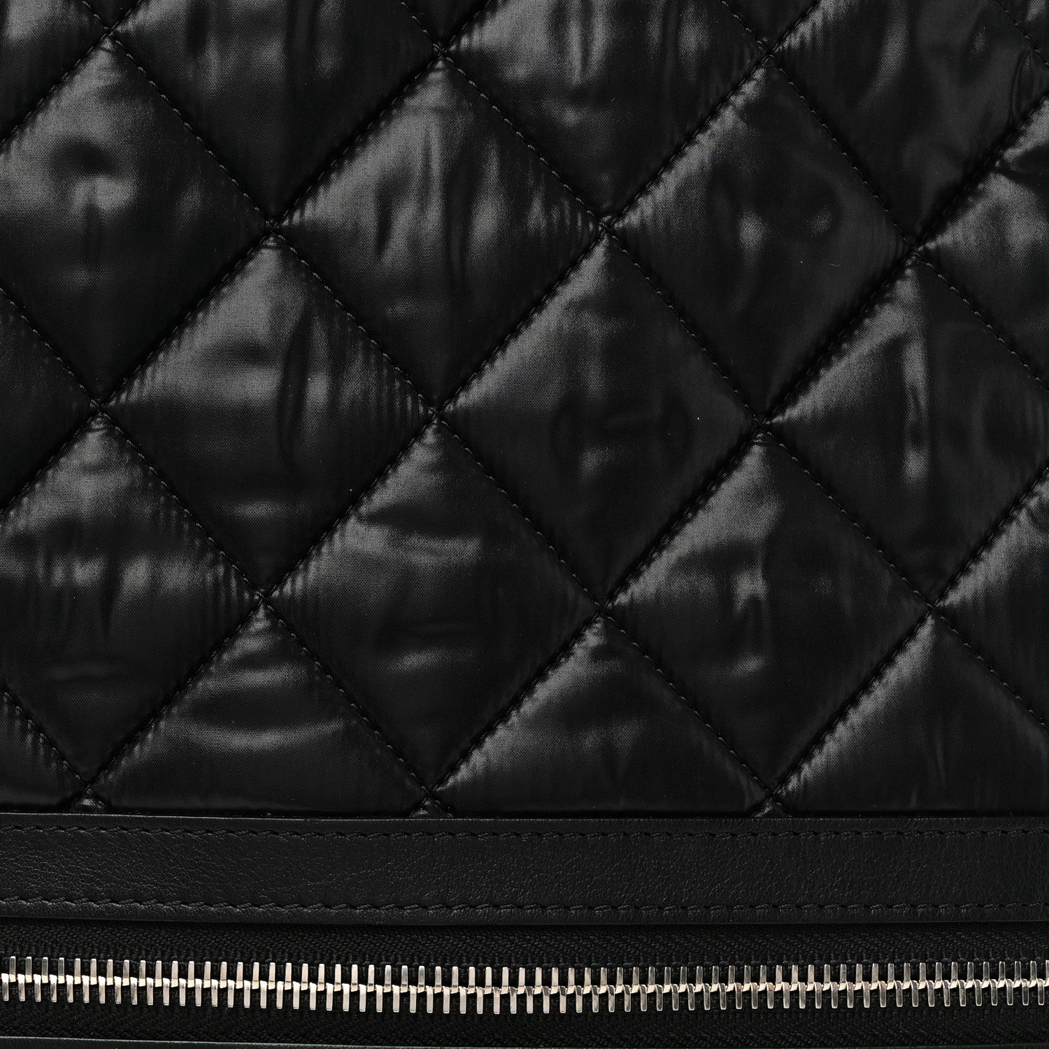 Chanel Nylon Quilted Coco Cocoon Backpack Black 8 of 10