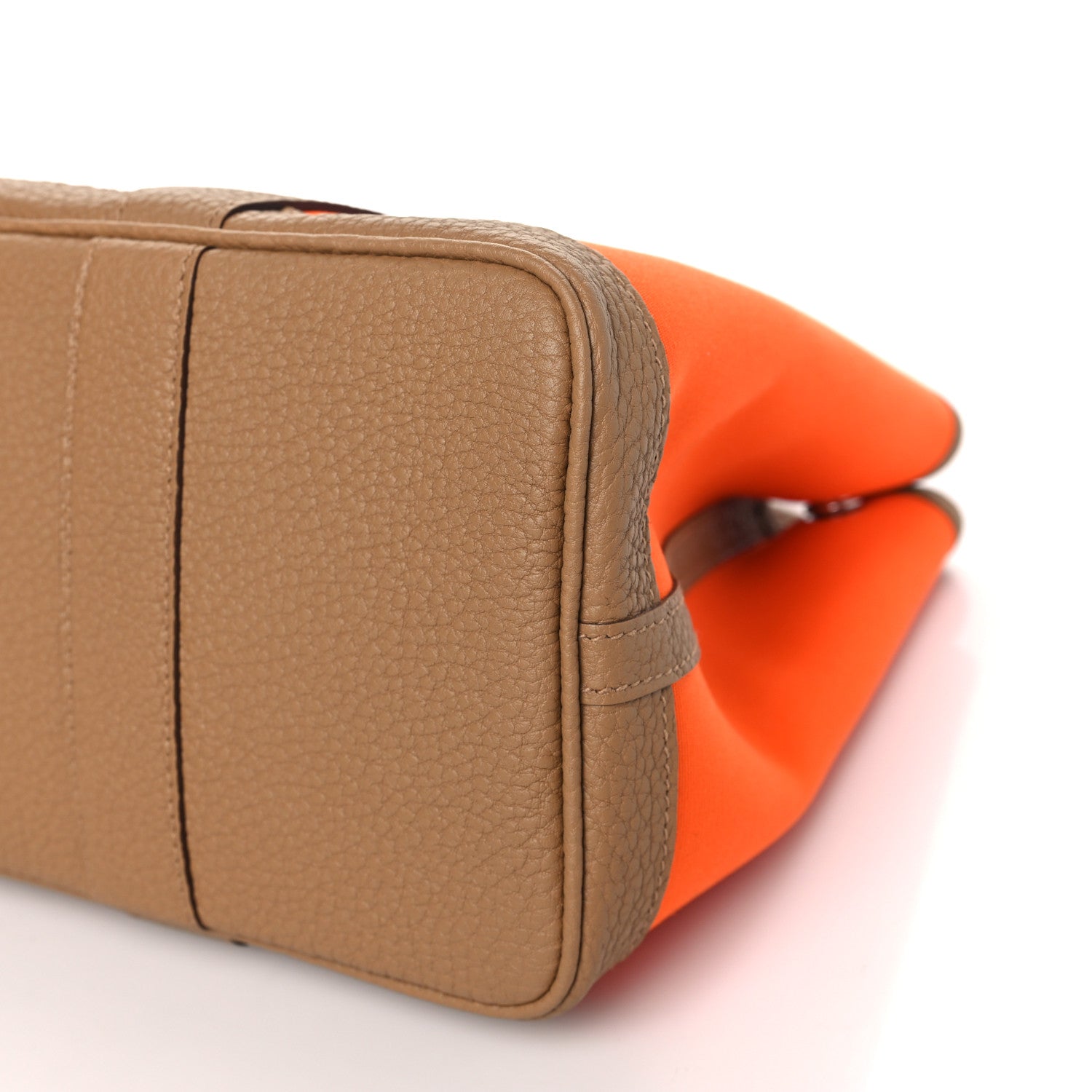 Hermes Toile Militaire Vache Country Garden Party 30 TPM Orange Chai 10 of 10