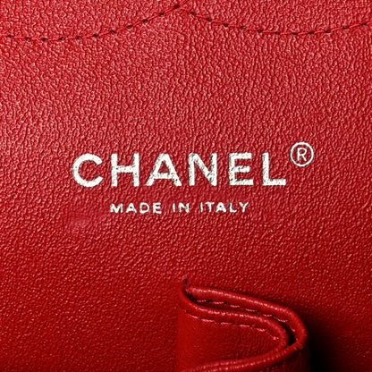 Chanel Caviar Quilted Jumbo Double Flap Red 5 of 10