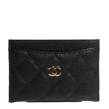 Chanel Caviar Quilted Card Holder Black 1 of 8
