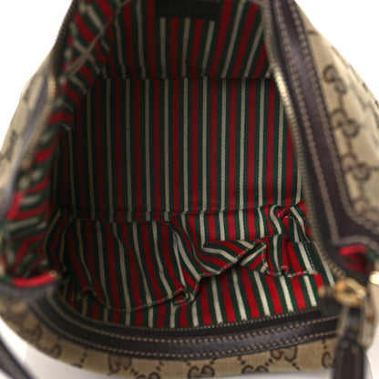 Gucci Monogram Medium New Britt Hobo Dark Brown 5 of 12