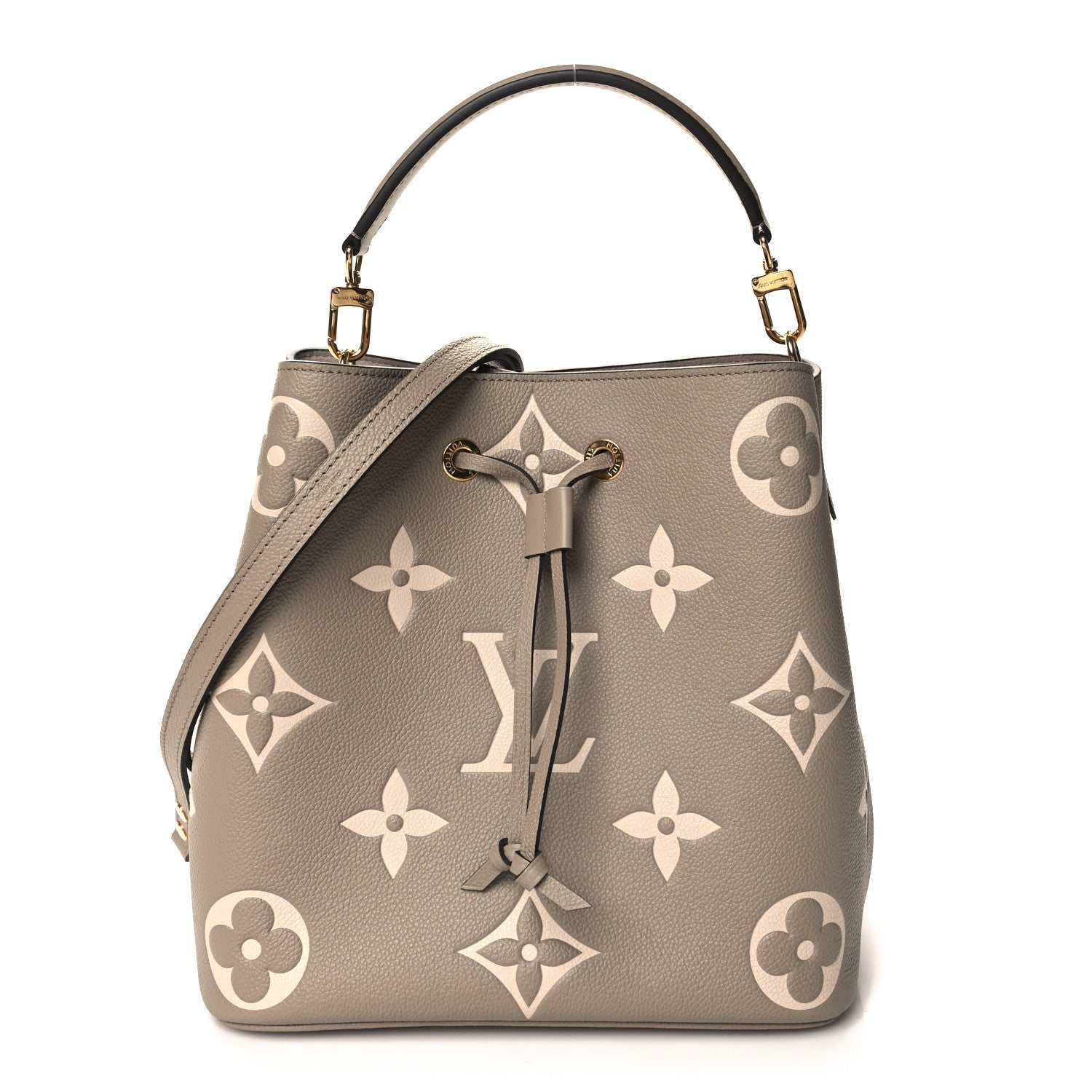 Louis Vuitton Empreinte Monogram Giant Neonoe MM Tourterelle Creme 1 of 11