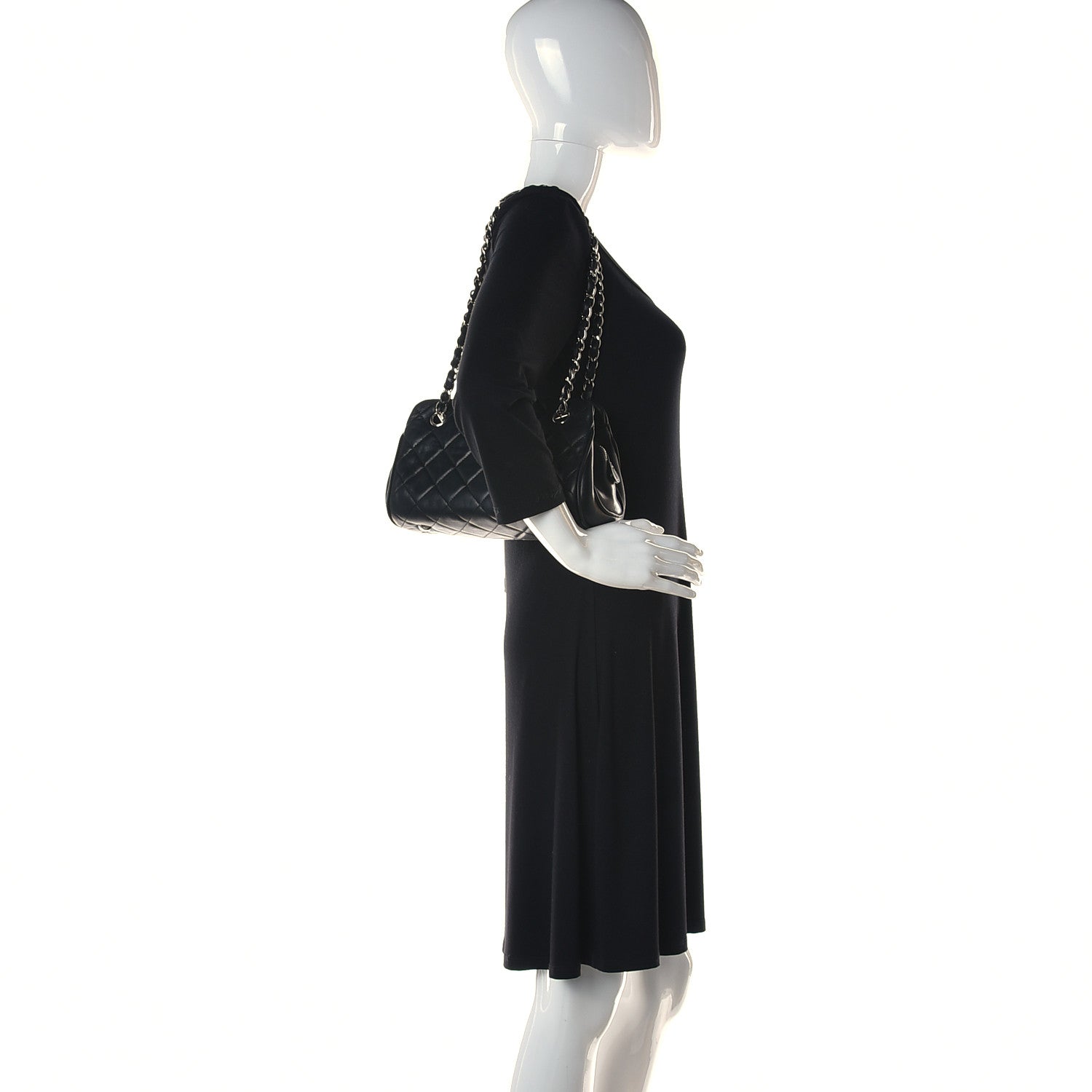Chanel Lambskin Timeless Shopping Tote Black 2 of 19