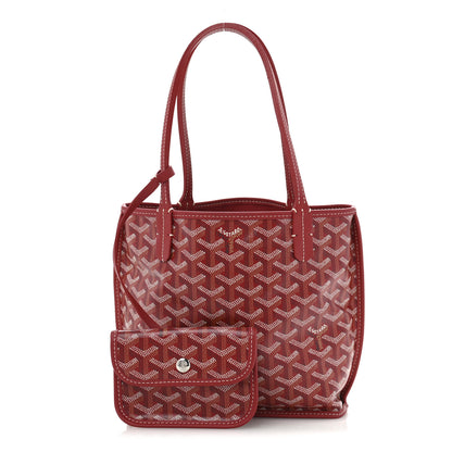 Goyard Goyardine Reversible Mini Anjou Red 3 of 13
